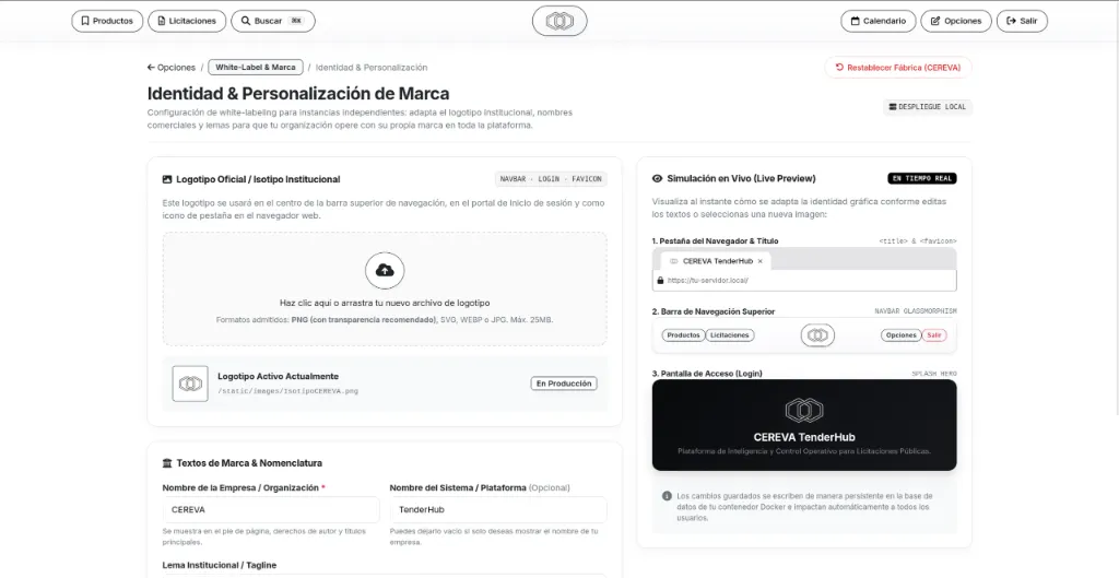 Identidad & Personalización de Marca