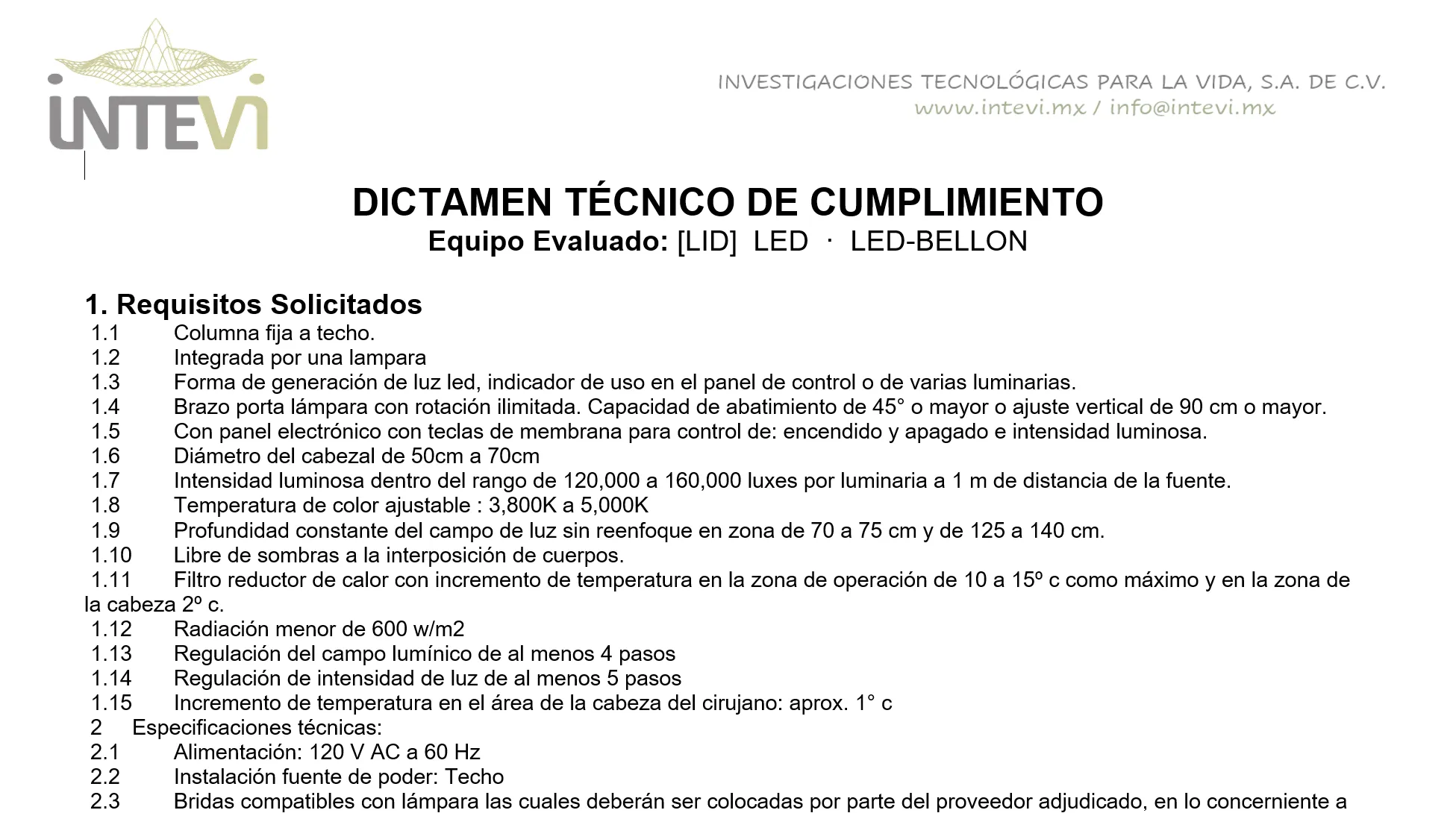 Dictamen técnico generado por IA