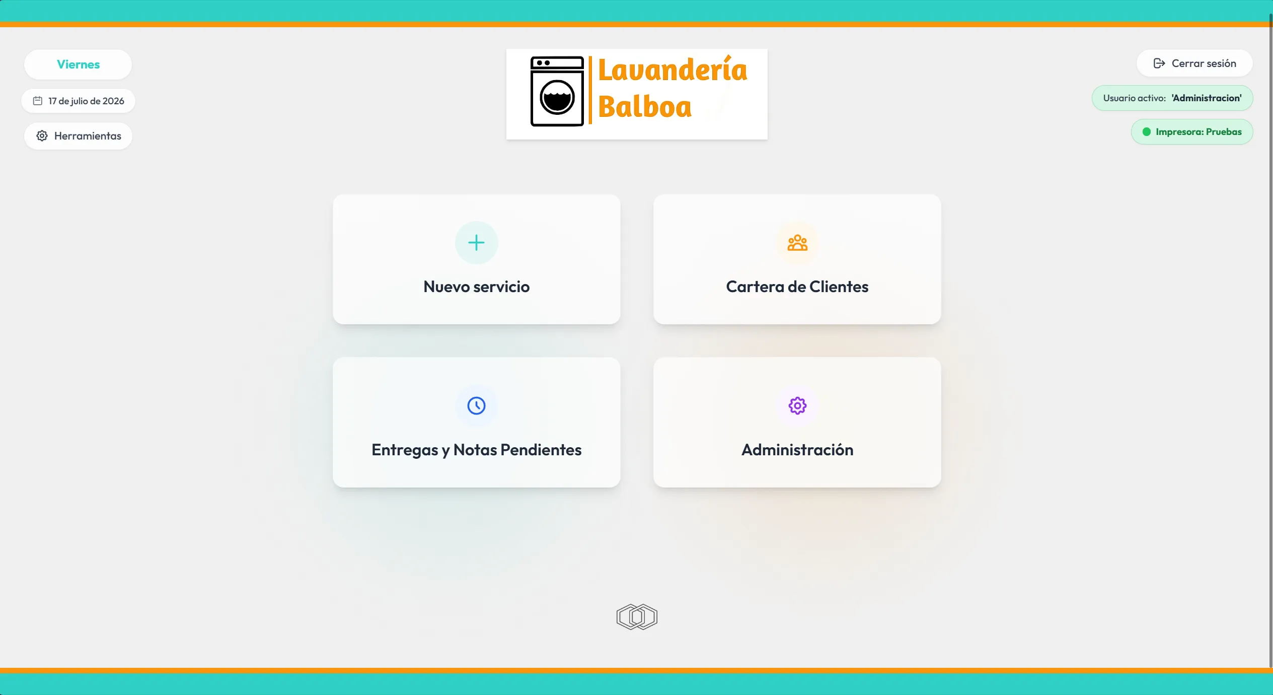 Dashboard principal